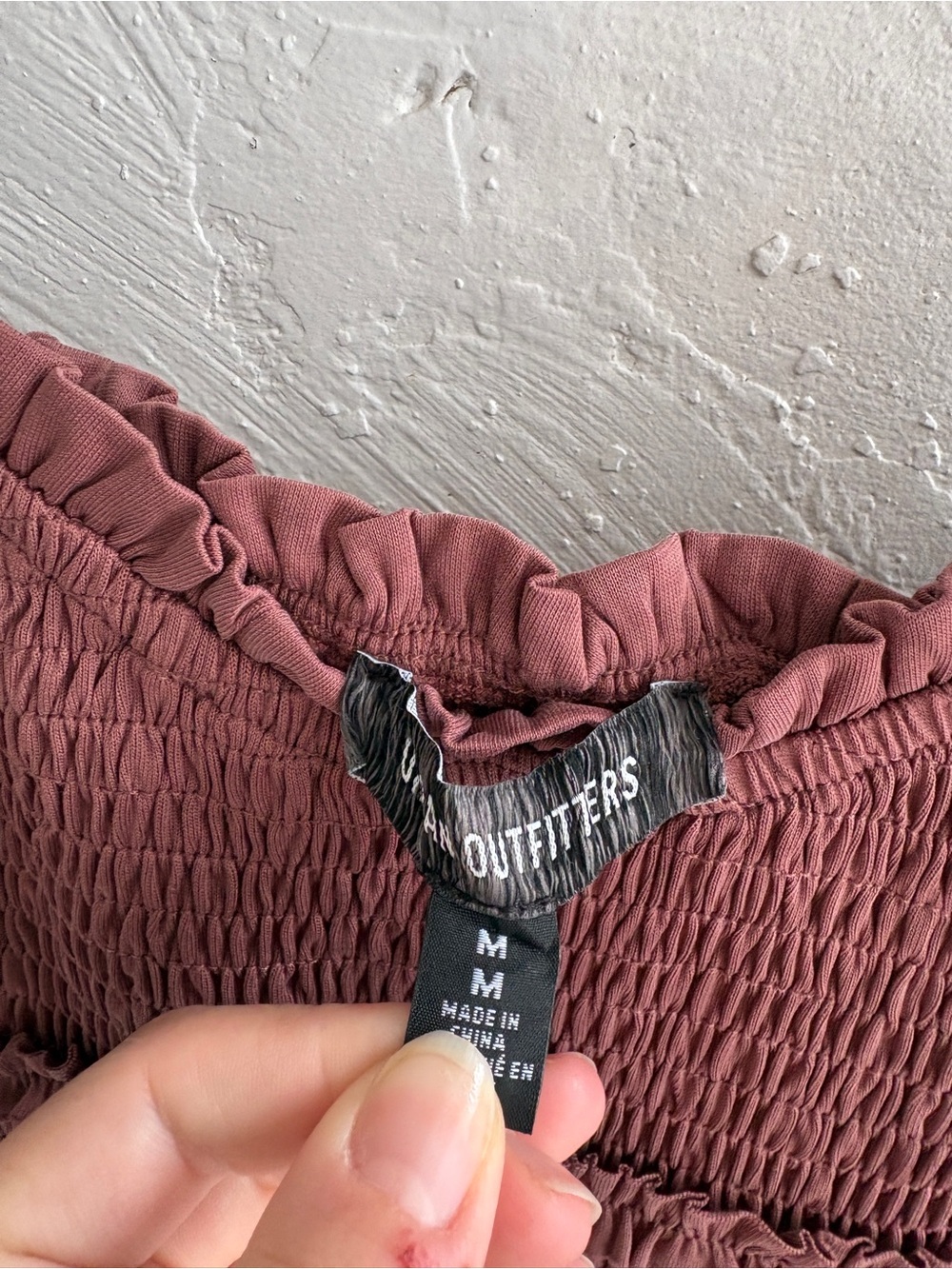 Urban outfitters Heide Smocked Drop Waist Mini Dress - Picture 9 of 13